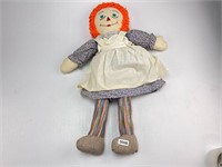 Vintage handmade Raggedy Anne doll