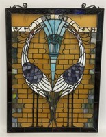 Quoizel Collectables Stained Glass Wall Hanging.