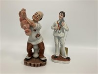 Vintage Lefton figurine grouping