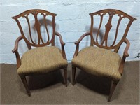 Reproduction of antique armchairs