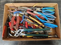 Misc. pliers/channel/crescent/cutters