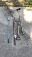 Potato Fork, Rake, Leaf Rake, Garden Hoe