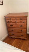 Solid Rock Maple Chest Of Drawers 32” x 18 1/2” x