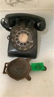 Old Phone, Griswald Ash array With Match Holder