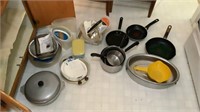 Pans, Pots, Roasters, Plastic Ware Bake ware