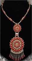 Beautiful Indian Squash Blossom Necklace
