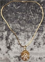 14K Gold Chain and Pendant