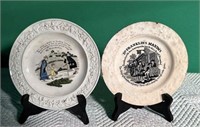 Two Early Children’s Plates