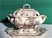 Mason’s Lidded Tureen and Underplate