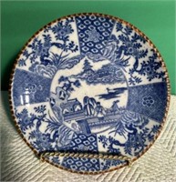 Asian Blue and White Plate
