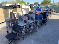 School Surplus - Aprx(134) Assorted Chairs