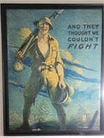 "AND THEY THOUGHT WE COULDN'T FIGHT" poster World