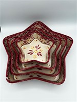 Temp-tations 4-pc Star-Shaped Nested Cake Pans