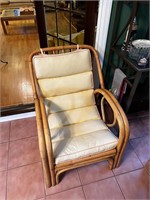Mcm vintage bamboo chair