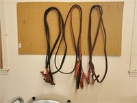 jumper cables on wall
