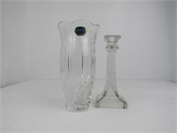 Glass Vase and Candle Holder