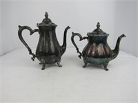 Silver  Toned Tea Pots