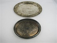 Silver Toned Trays