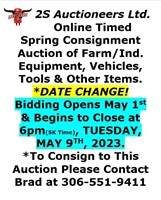 Spring Consignment Auction of Farm/Ind. Equip.,