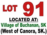 Lot 91 Located at Village of Buchanan, Sk