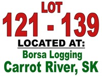 Lots 121 - 139 - Borsa Logging, Carrot River, SK