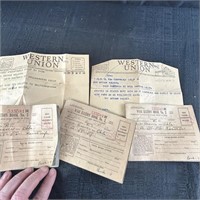 Western Union Telegrams and War Rations