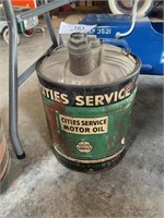 CITIES SERVICE MOTOR OIL ORIGINAL CAN