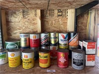 COLLECTION OF VINTAGE OIL CANS