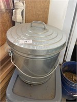 STAINLESS PAIL GARBAGE CAN