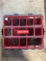 CRAFTSMAN HARDWARE BIN BOX WITH CONTENTS