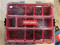 CRAFTSMAN HARDWARE BIN BOX WITH CONTENTS