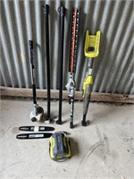 RYOBI CORDLESS TOOL & ATTACHMENTS, BATTERY&CHARGER