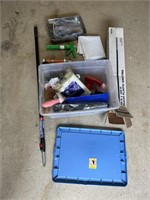 MISC PAINTING SUPPLIERS ROLLER HANDLE, CANS ETC