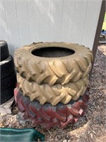 3 TRACTOR TIRES 24"