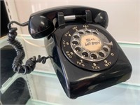 Vintage Northern Electric Black Rotary Telephone