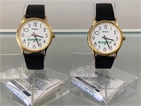 Pair of Timex Export A Promo Watches - Working