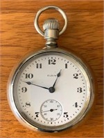 Elgin 18s 7 Jewel Pocket Watch 1918