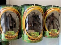 3 Lord Of The Rings Figures - 2001