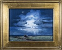 Gary Ozias "Lightning Strike--Flint Hills"
