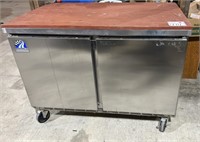 Stainless Steel Rolling Work Bench with Plywood