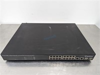 GEOVISION POE SWITCH 16 PORT + 2 GIGA COMBO