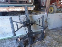 Round bale Grabber stacker