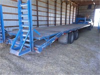30 ft by 8 ft plus ramps Fifth wheel trailer