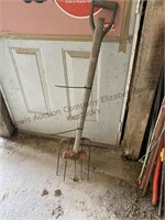 Small sledgehammer, and manure fork