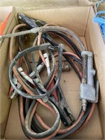 Jumper cables and air hose handle see photos