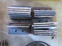 20 pieces of angle iron approximately 6 in by 2