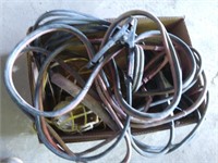 Heavy jumper cables and trouble light