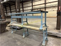 2 Shop Tables - 31" Wide, 120" Long, 35" Tall