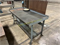 Wood Top Workbench w/Plastic Cover - 36"x72"