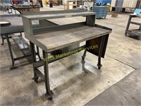 Workbench w/Wood Top on Casters - 29"x60"
